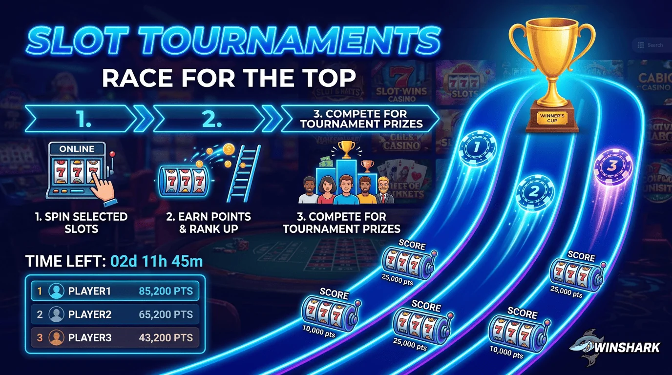 Winshark καζίνο με γρήγορα παιχνίδια και slots